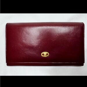 Vintage Authentic Celine Wallet with unbranded chain and COA!!